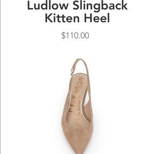 Sam Edelman Tan Heels